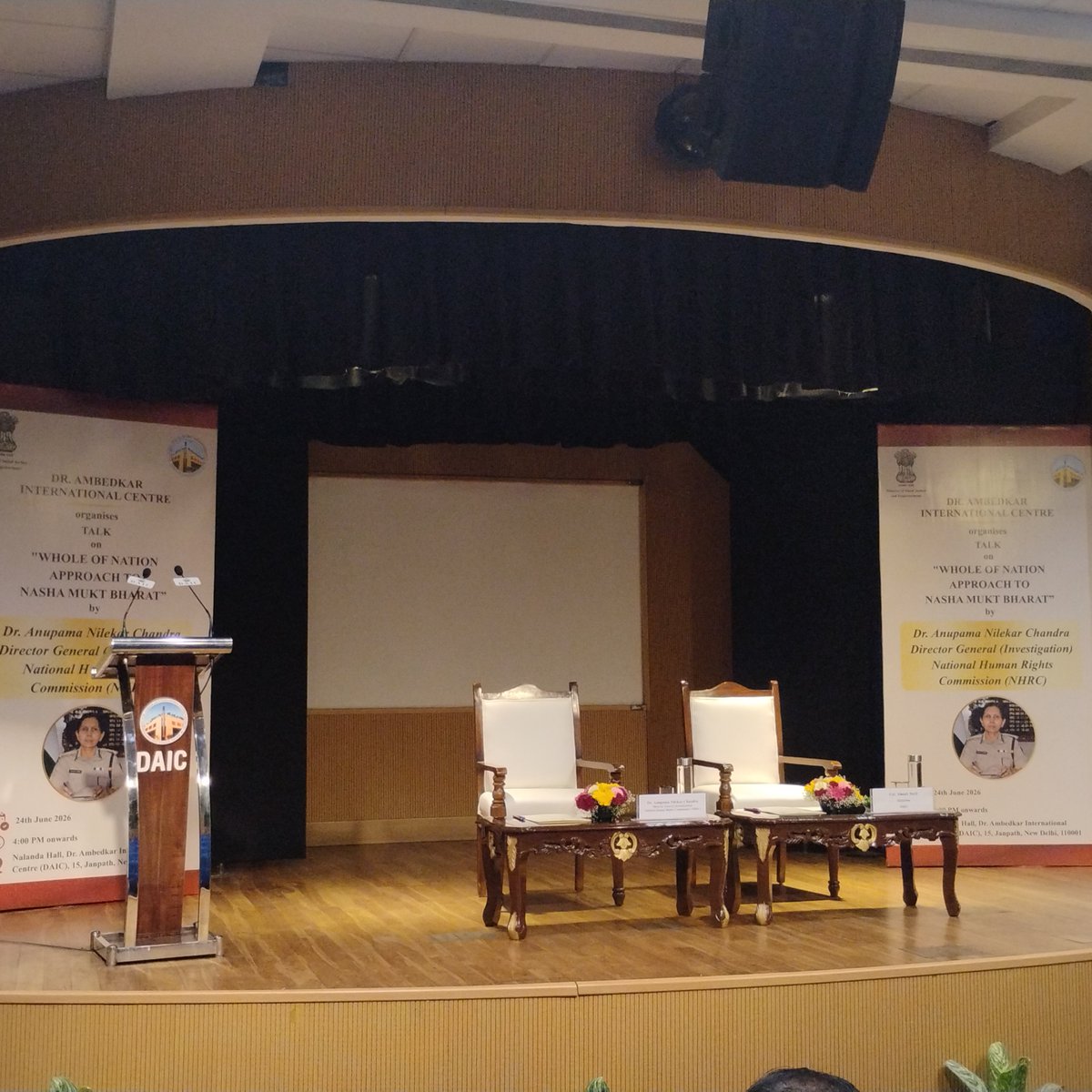singh_avan23817's tweet photo. Attended the insightful talk on “Whole of Nation Approach to Nasha Mukt Bharat” at Dr. Ambedkar International Centre as an Intern. Grateful for the enriching learning experience.

#NashaMuktBharat #Internship #DAIC https://t.co/qGKR3Fy2ea