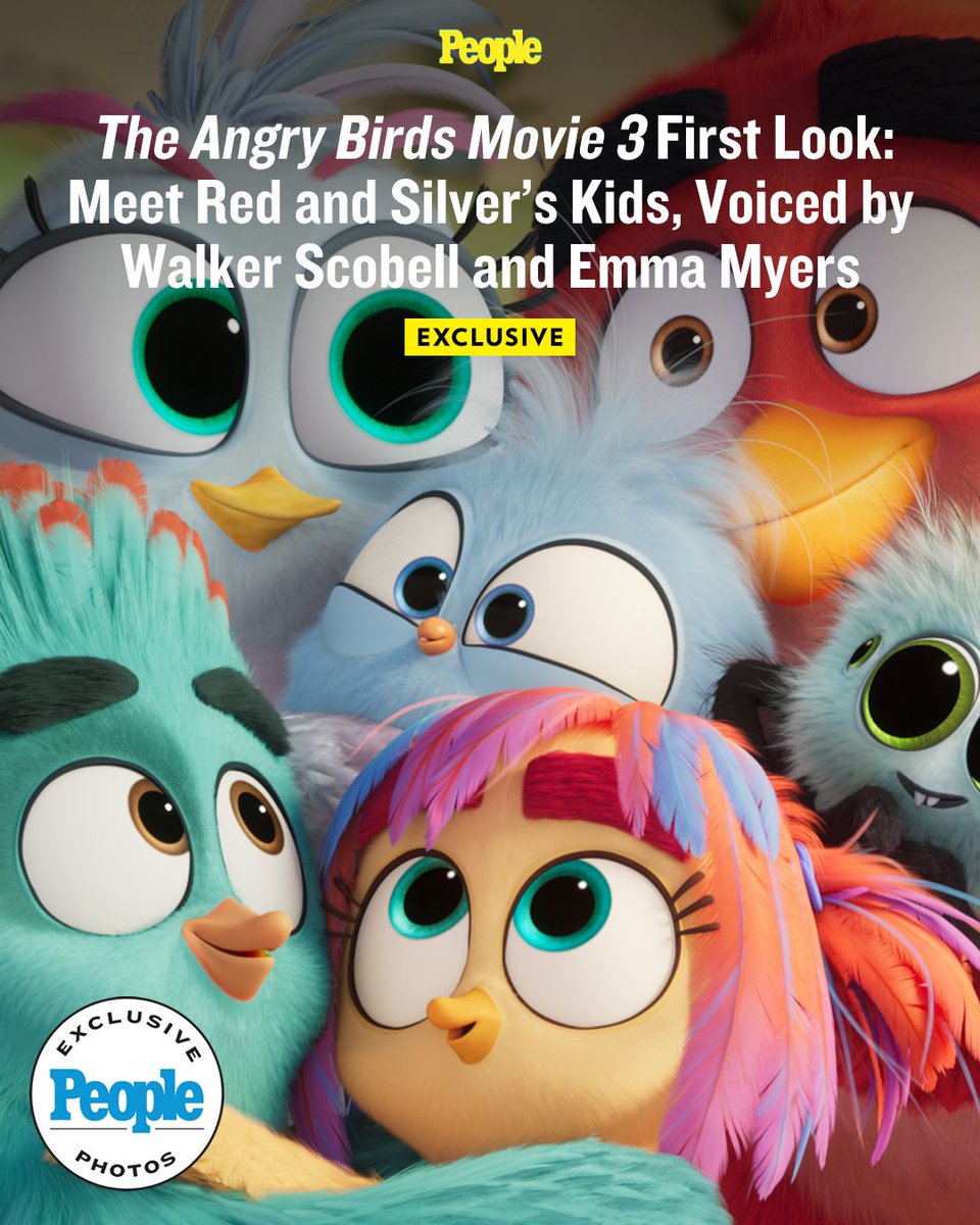 people's tweet photo. 🔗: https://t.co/QrUCyfv4GK

Red is about to learn that saving Bird Island may have been easier than raising a family.

In 'The Angry Birds Movie 3,' Jason Sudeikis, 50, returns as the famously short-tempered bird. But this time, he's facing a very different challenge: parenthood.

Voiced by Walker Scobell, Emma Myers and Psalm West, PEOPLE is exclusively revealing a first look at Red and Silver's children. Swipe to see and tap the link for more!

📷: Paramount Pictures