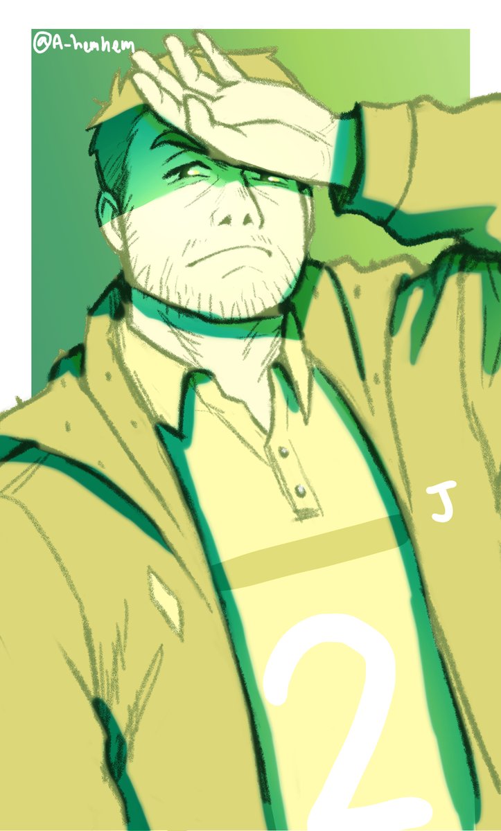 A_hemhem's tweet photo. Try using color palettes I don't usually use.

for me ,It's green and yellow 😂 https://t.co/XGEu5L3RWv