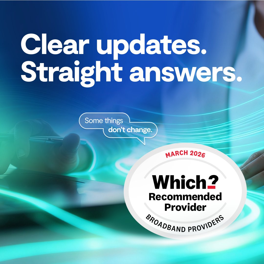 zenpartner's tweet photo. From service updates to support conversations, we focus our best on being clear, direct and honest. This is something Which? customers recognised in their latest survey of broadband providers.  

#Which? #Recommended #Zen https://t.co/SKRNq9IgCn