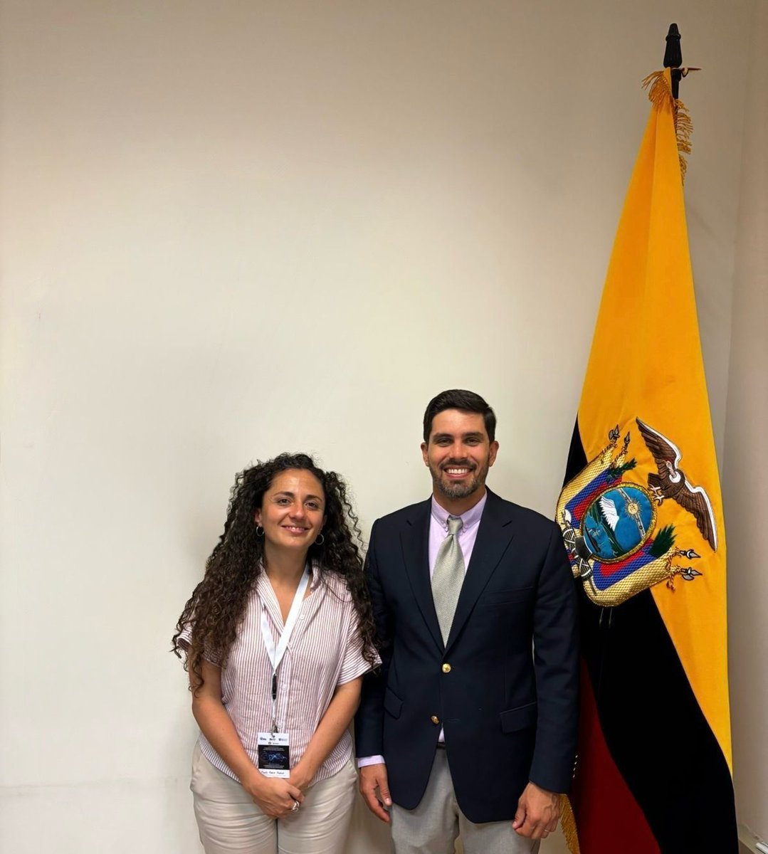 EmbajadaEcuITA's tweet photo. Recibimos la visita protocolar de Carla Freile, Subsecretaria de Memoria Social del Ecuador, quien participa en el Curso de Alta Formación “La digitalizzazione del patrimonio culturale: confronto fra Italia e America Latina” de @iila_org @CancilleriaEc @tibirius_mb @Cultura_Ec https://t.co/fZSlR1gA7o