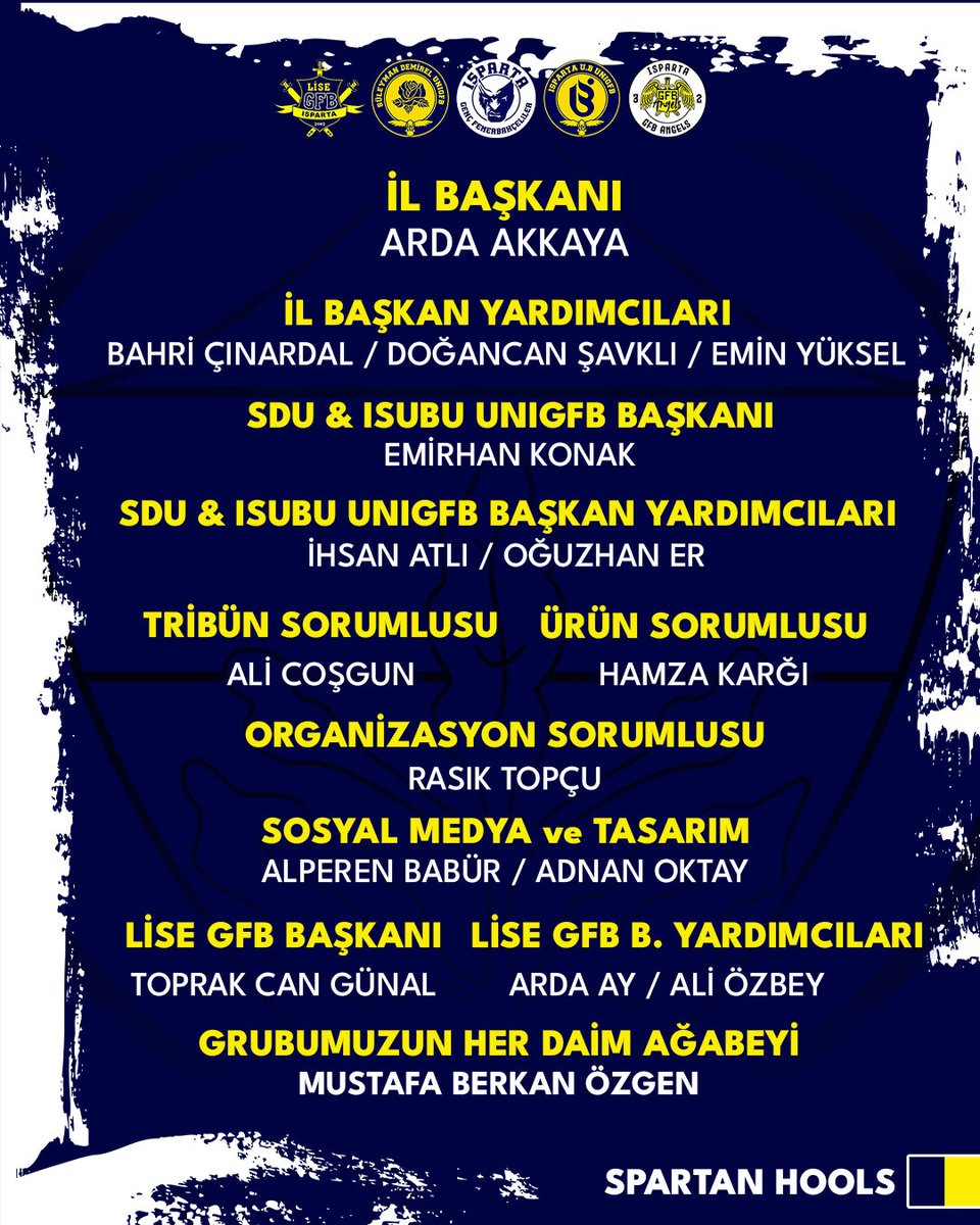 ISPARTAUNIGFB's tweet photo. 2026-2027 SEZONU YENİ YÖNETİM EKİBİMİZ HAYIRLI UĞURLU OLSUN 

#SPARTANHOOLS https://t.co/FaqndZOQoW