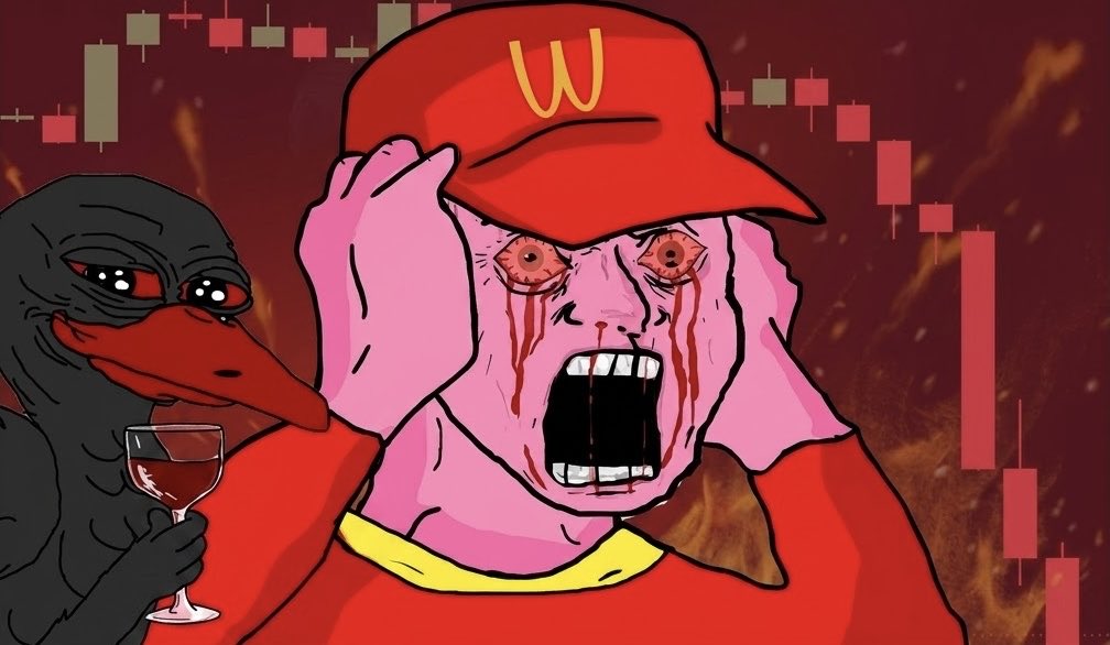 scooptoshi's tweet photo. the market is red!! oh no!! what will i do?!

personally im scaling more into $wojak (8J69) on Sol https://t.co/aZKw2UHpNX