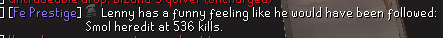 Lenny_OSRS's tweet photo. Dupe pet just now. :/ Rank 2 ironman https://t.co/dNp99BAeyp