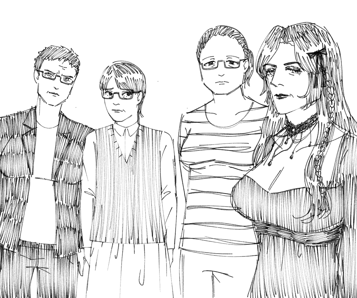 murkybrine's tweet photo. first time drawing girlzer kinda nervous. my take on the girls :D #weezertwt https://t.co/dzWjgRHG71