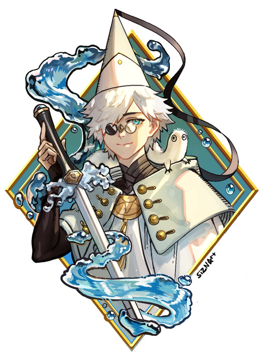 SiZNArt's tweet photo. I love Qifrey with sword
#Δ帽子 #witchhatatelier📷 https://t.co/op5gmPXVAv