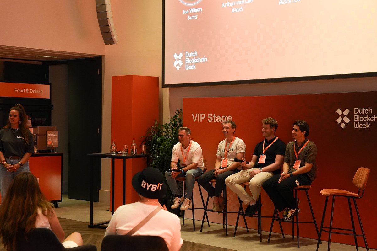 blockrise's tweet photo. Day 1 at @DutchBlockWeek was a good one.

CEO @jos_lazet joining a panel discussion powered by @Mastercard, sharing perspectives on Bitcoin, custody and the evolving digital asset landscape.

At 1:00 PM, the conversation continued on the VIP Stage, powered by Deloitte, alongside @bunq, @Visa and Mesh. The panel explored the current state of digital assets, emerging opportunities, and the infrastructure needed to support broader adoption.

Looking forward to day 2.