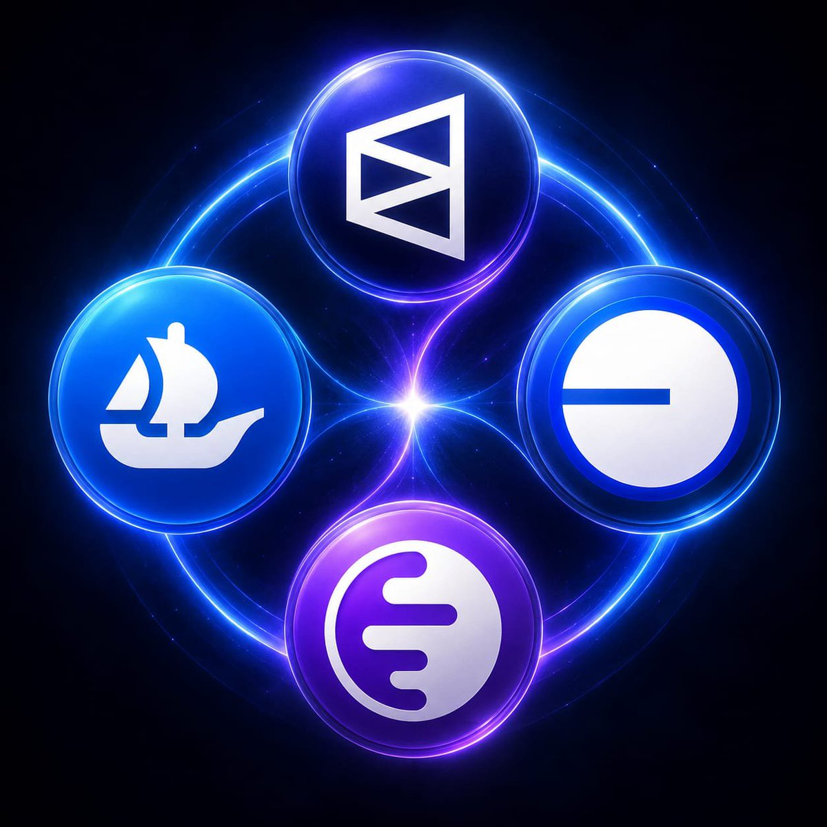 JunaidAliKassa1's tweet photo. Day 18 of posting these projects until their token/airdrop finally arrives. 👀

🟦 @base — $BASE
🔮 @Polymarket — $POLY
⛵ @opensea — $SEA
🟣 @inkonchain — $INK

I've been following all four ecosystems for a long time, and the community is still waiting.

The big question is not if... it's who comes first? 👀

My prediction: 
🥇 $BASE
🥈 $POLY
🥉 $SEA
🏅 $INK

What's your ranking? Which token launches first, and which one will have the biggest impact on crypto?