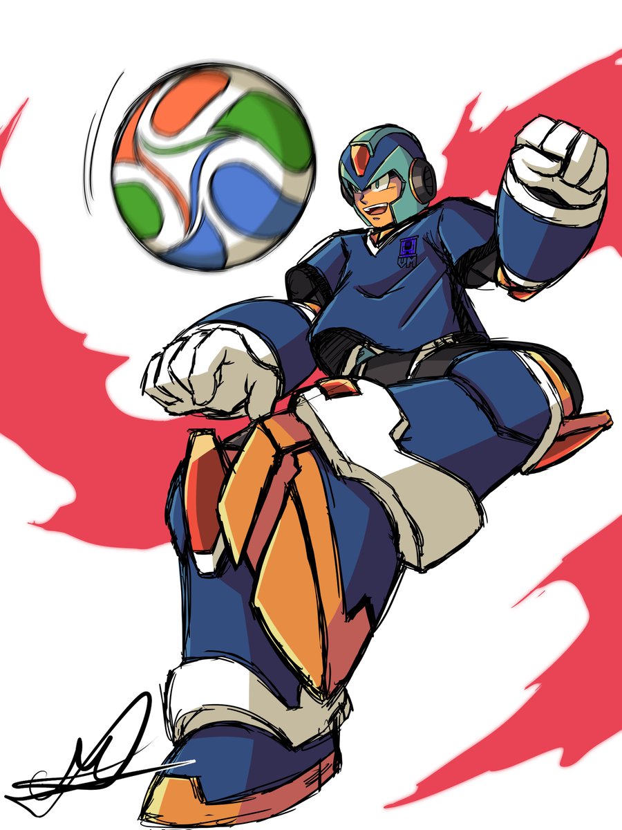 RockArtistZ's tweet photo. Megaman X Command Soccer!

#megaman #megamanx #rockman #rockmanx #worldcup2026 https://t.co/OhMScg5ohX
