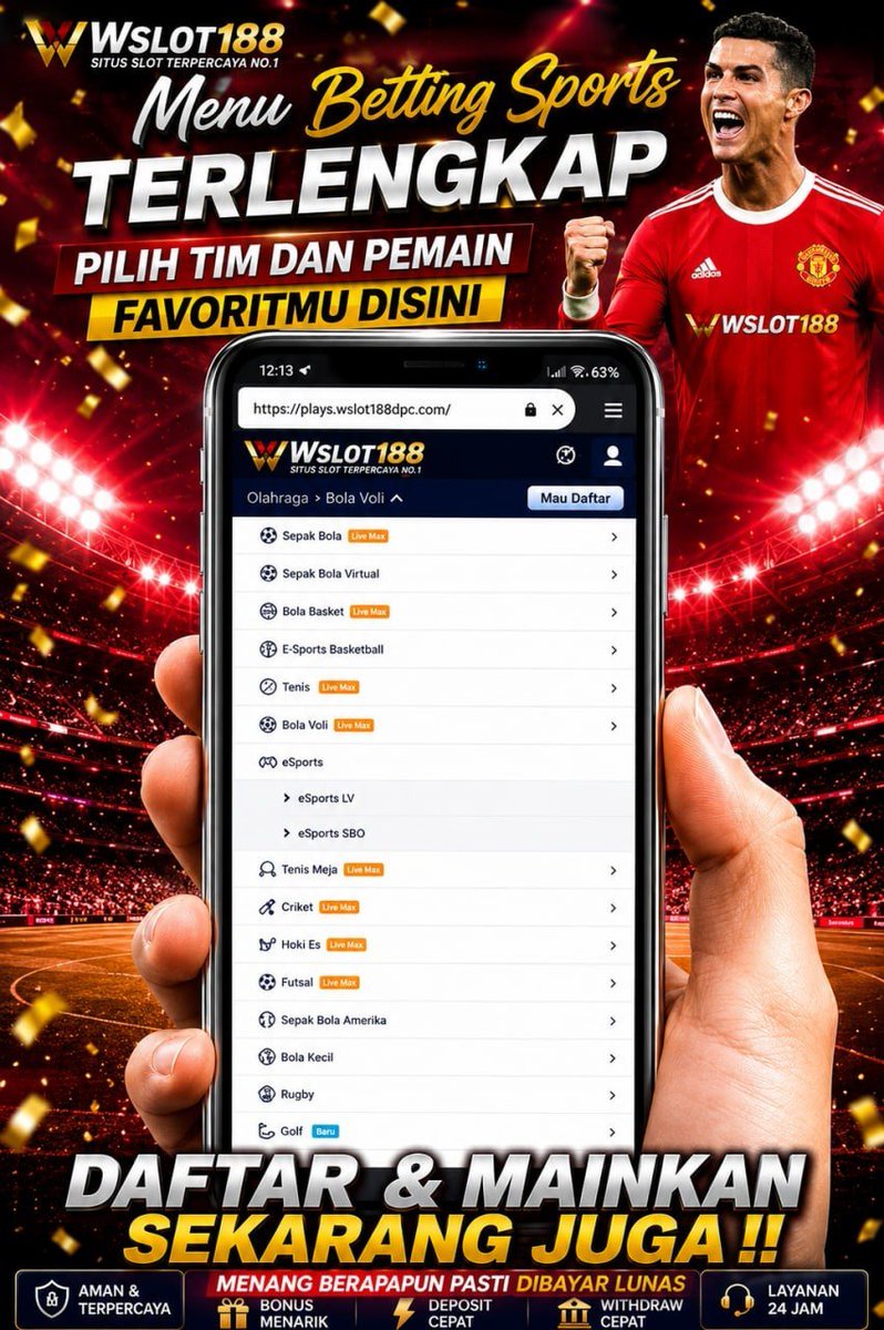 WSLOT188COM's tweet photo. Satu Platform, Ribuan Pertandingan
Akses berbagai cabang olahraga dengan pilihan taruhan lengkap, tampilan yang mudah digunakan, dan pengalaman bermain yang lebih nyaman.

📲   https://t.co/Pj5ZHbhlNS
⚠️ Main bijak, bet sesuai saldo! https://t.co/EXGYsvPW3f