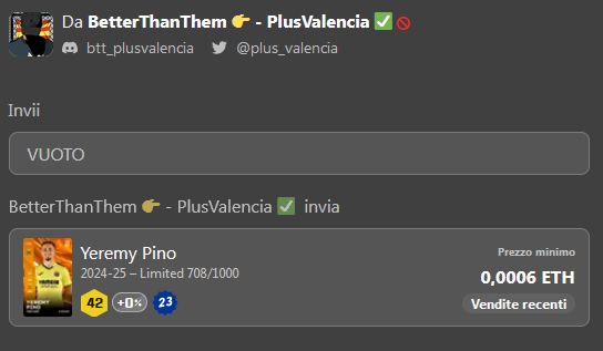 sorare_roma's tweet photo. @plus_valencia @Sorare Thanks @plus_valencia for the giveaway 🥳🥳🥳 https://t.co/hGqhz89gMR