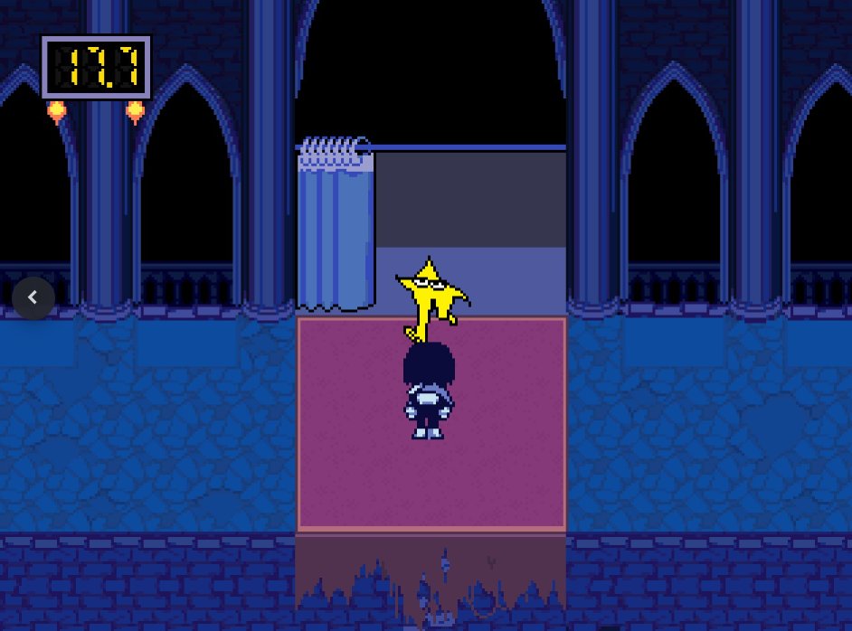 AquaficalDX's tweet photo. DELTARUNE CHAPTER 4 SPOILERS (minor side activity)

im insane with it check out my very epic climbing race time https://t.co/aT3NzoZSZh