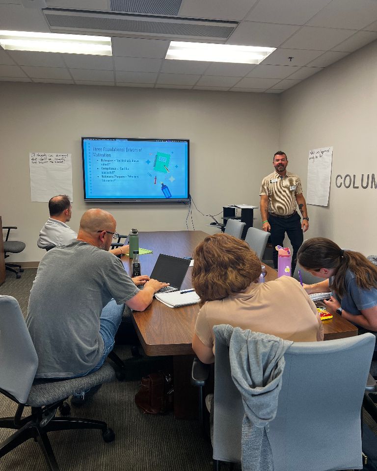 HOMRPDC's tweet photo. SW-PBS and Custom PD consultant Scott Salmons led a great day of learning around student motivation and engagement for members of Columbia Public Schools. Thanks for having us! https://t.co/LstRNo1sF0