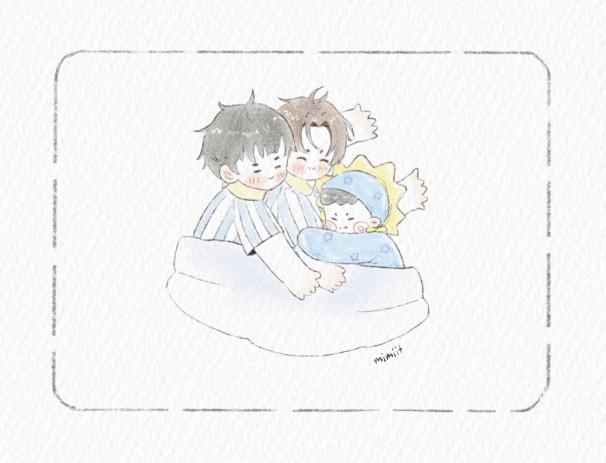mimiit94's tweet photo. จูม้าคโม่ sleeping ver. 😴💛💙🌀

#jumarkartcafe 
#juniormark #JUMMO https://t.co/9Uhsk8m2w1