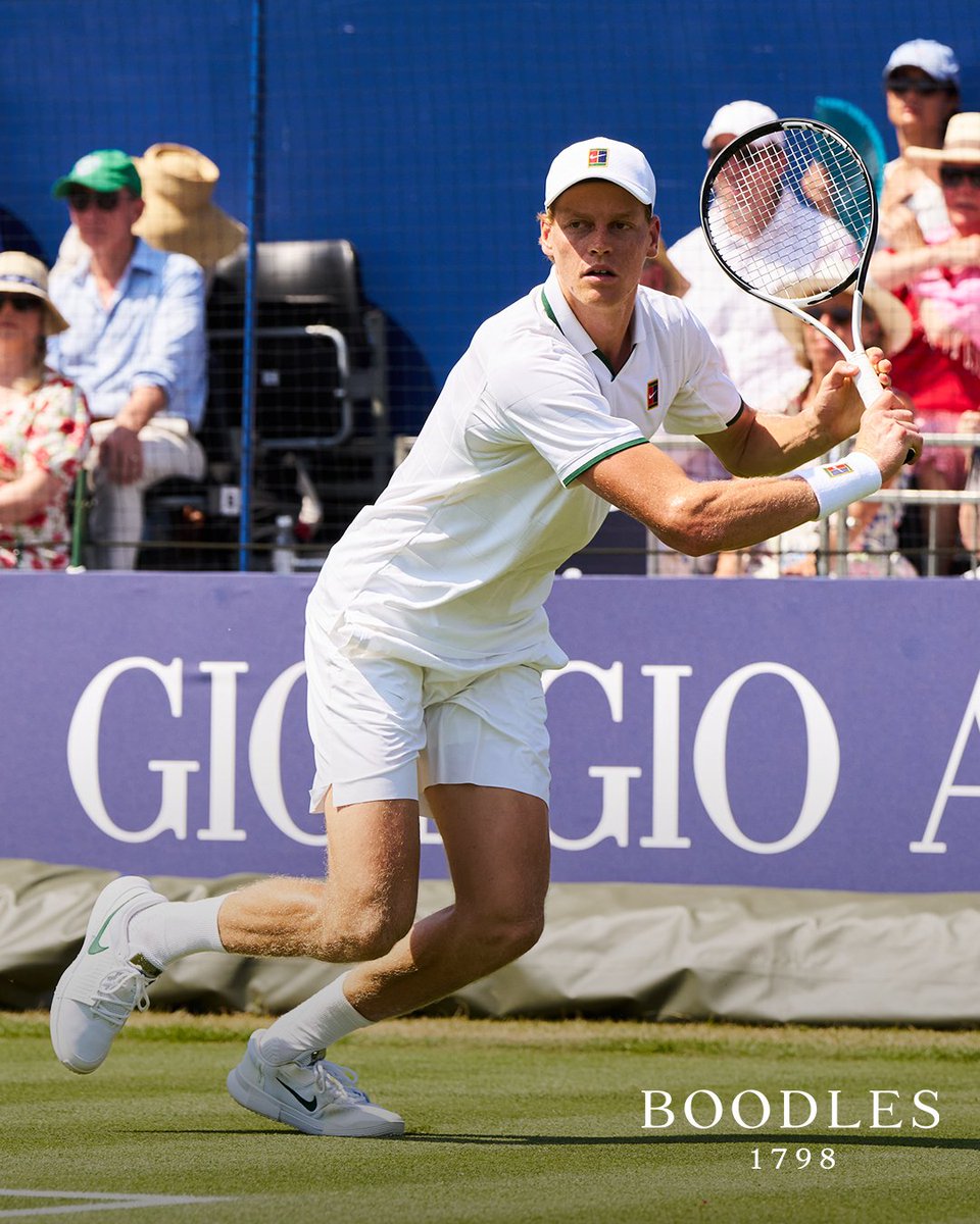 Tennis_Classic's tweet photo. An impressive display from Sinner on the grass courts of Hurlingham ๐ฑ
#PlayeroftheDay | @Boodles | @janniksin https://t.co/cXWwoFKYh1