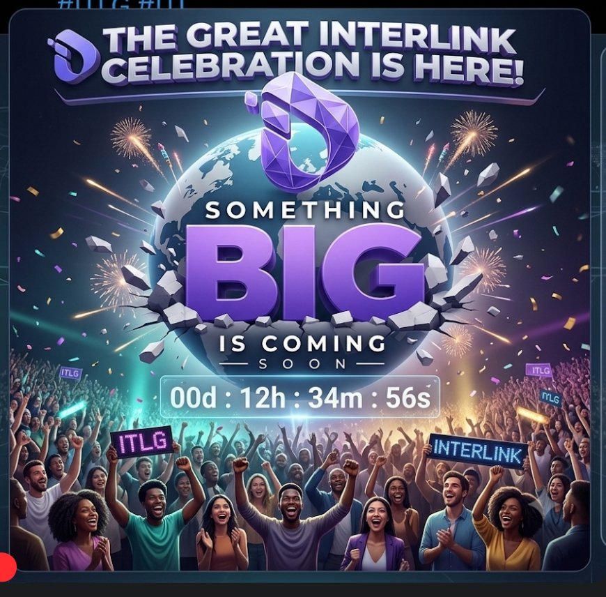 AMuhammad25513's tweet photo. The countdown is on! Something big is coming from InterLink—get ready for a groundbreaking celebration, exciting opportunities, and a new chapter of innovation. Stay tuned!
#InterLink #ITLG #ITL https://t.co/egjny7lRwm