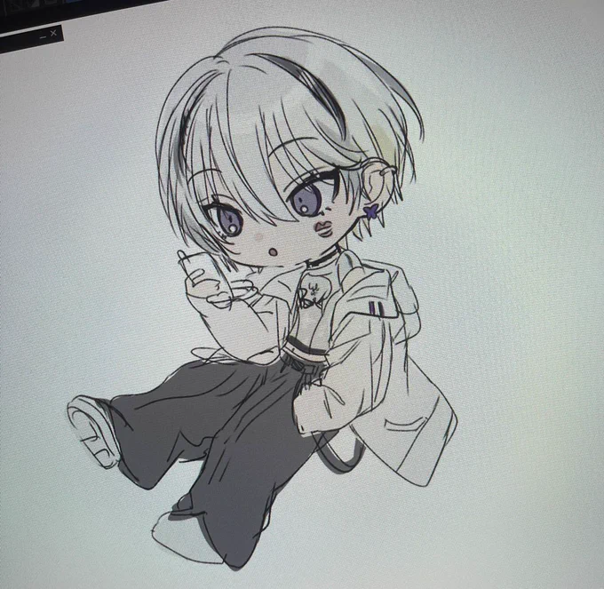 これははるか昔に描いたボチュクン(代理)です