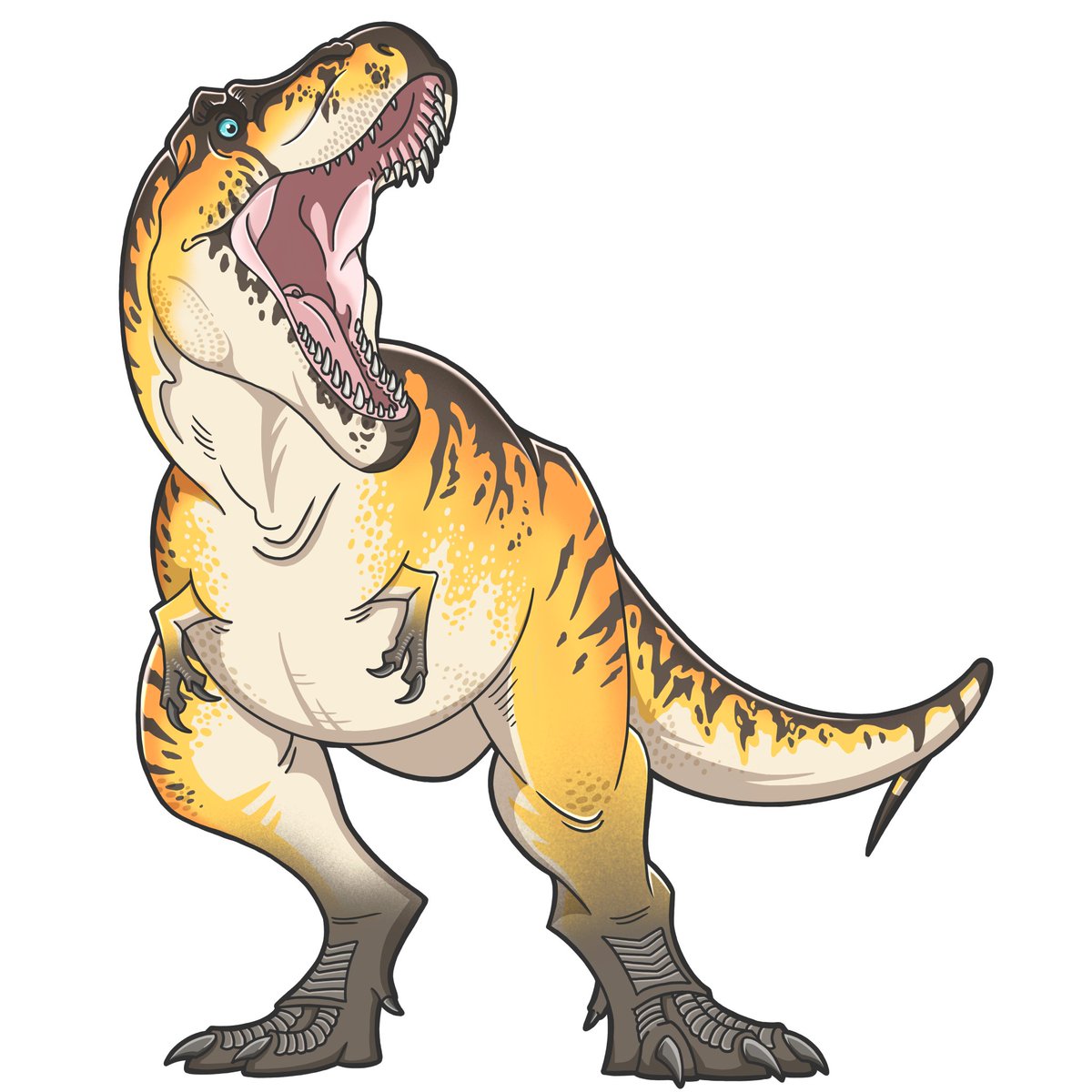 chankyung52021's tweet photo. Yellow T-rex 
#paleoart
#Tyrannosaurus https://t.co/zseEpR1NeW