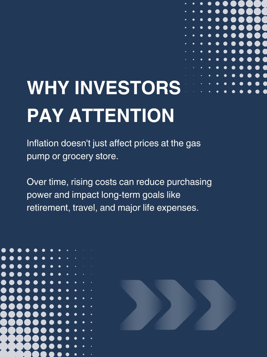 triumph_info's tweet photo. Inflation may not be making the same headlines it did a few years ago, but it continues to impact investors, consumers, and retirees alike.

Rising costs can gradually erode purchasing power, affect long-term savings goals, and influence everything from interest rates to market performance.

While no one knows exactly where inflation will go next, having a diversified investment strategy and a long-term financial plan can help you navigate changing economic conditions with confidence.

The goal isn't to predict every economic headline, it's to build a plan that's designed to adapt through them.

Not sure how inflation may affect your investments?

We're here to help.

Schedule your free consultation online today at: https://t.co/g1vzznDLcI

#Inflation #FinancialPlanning #WealthManagement #Investing #RetirementPlanning