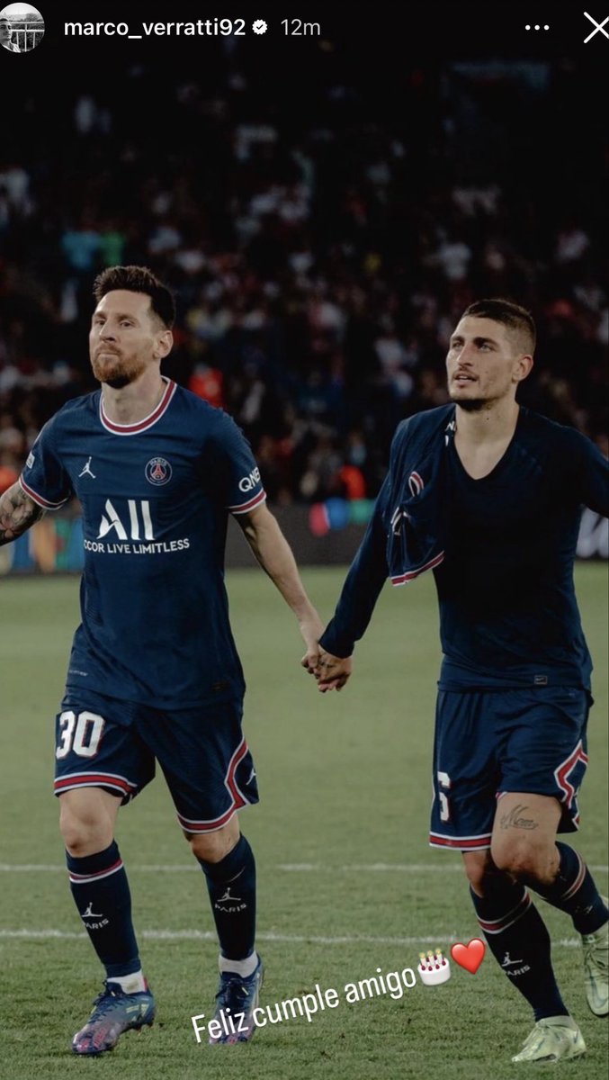 psg__chief's tweet photo. 🚨📲 | Marco Verratti on IG story :

“Happy Birthday Friend ❤️” https://t.co/kPTF1uqUtN