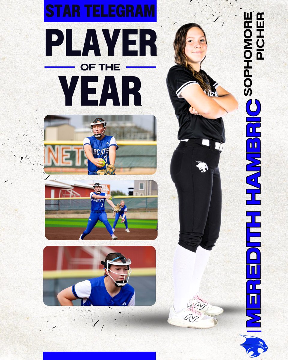 BNHS_Softball's tweet photo. Our girl!! Meredith Hambric is your 2026 Fort Worth Star Telegram Player of the Year! We are SO proud of you! https://t.co/LAuPmEofMG