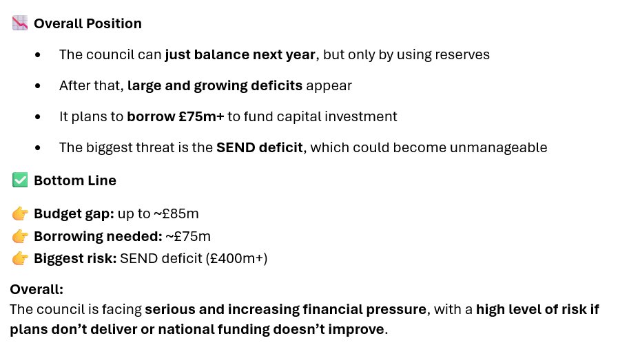 CllrDTaylor's tweet photo. Let's get the truth out there...taken from the actual cabinet papers approved in February 2026 by the Reform UK Cabinet. https://t.co/qLckQcpRI2