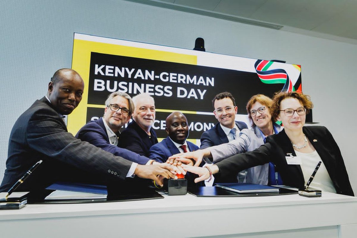 GovLeeKinyanjui's tweet photo. We continue to engage with countries to strengthen partnerships and expand opportunities that translate into jobs and shared prosperity.

Today, I attended the Kenya-Germany Business Day in Berlin, where I highlighted the critical role of trade and investment in accelerating economic growth and creating opportunities for businesses and young people.

The forum provided an opportunity to deepen business linkages, identify investment opportunities, and advance practical partnerships that will deliver tangible benefits to both Kenya and Germany.

The future of Kenya-Germany economic cooperation lies in sectors that are central to our development agenda and where German expertise can create transformative impact. These include agribusiness, automotive, pharmaceuticals, renewable energy, digitalization, and labour mobility.

These are strategic sectors that will drive industrial growth, spur innovation, and create jobs for our people as we continue to strengthen economic ties between Kenya and Germany.
@MITIKenya