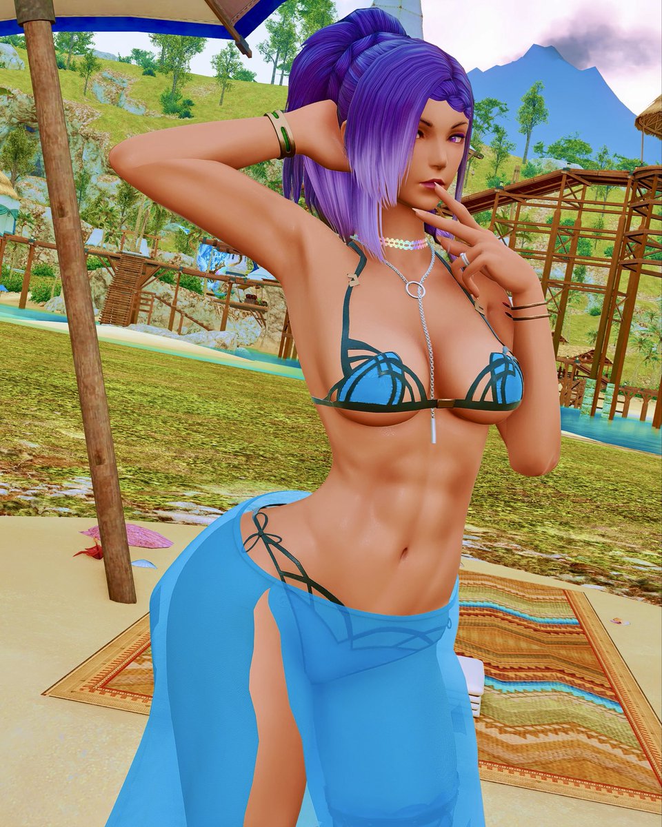 ZosynFFXIV's tweet photo. Summer means beach weather, especially on Wednesday. 💜🩶🤭
I guess I started the new custom delivery a week late, no emote for me yet. Ooos. 😬
♡
♥︎
#ffxivscreenshot #gposers #ffxivinstagram #ffxivmidlander #SupportMiddies https://t.co/gvZlMznKzG