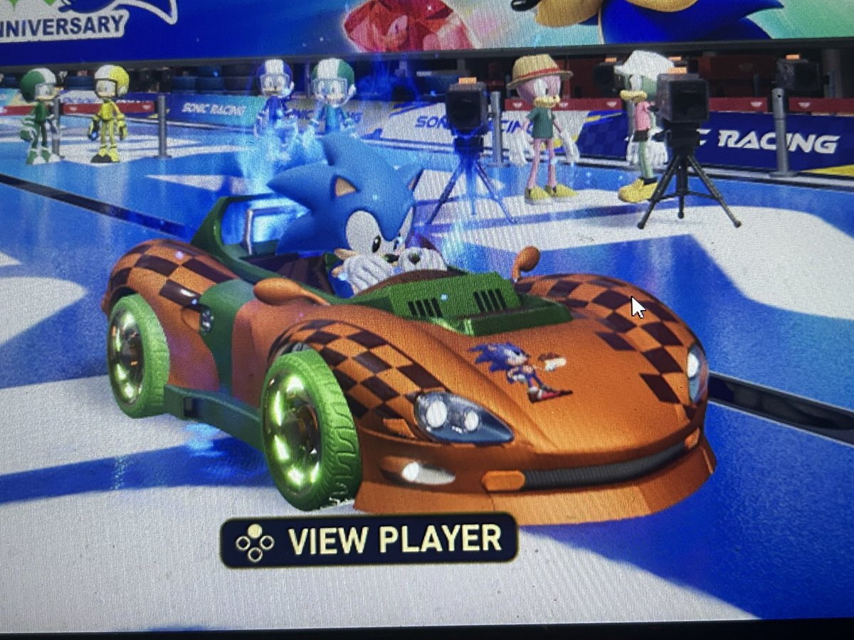 RacerSonic's tweet photo. Green Hill Car #SonicRacingCrossworlds #Sonic35th https://t.co/GOT6MNzEji