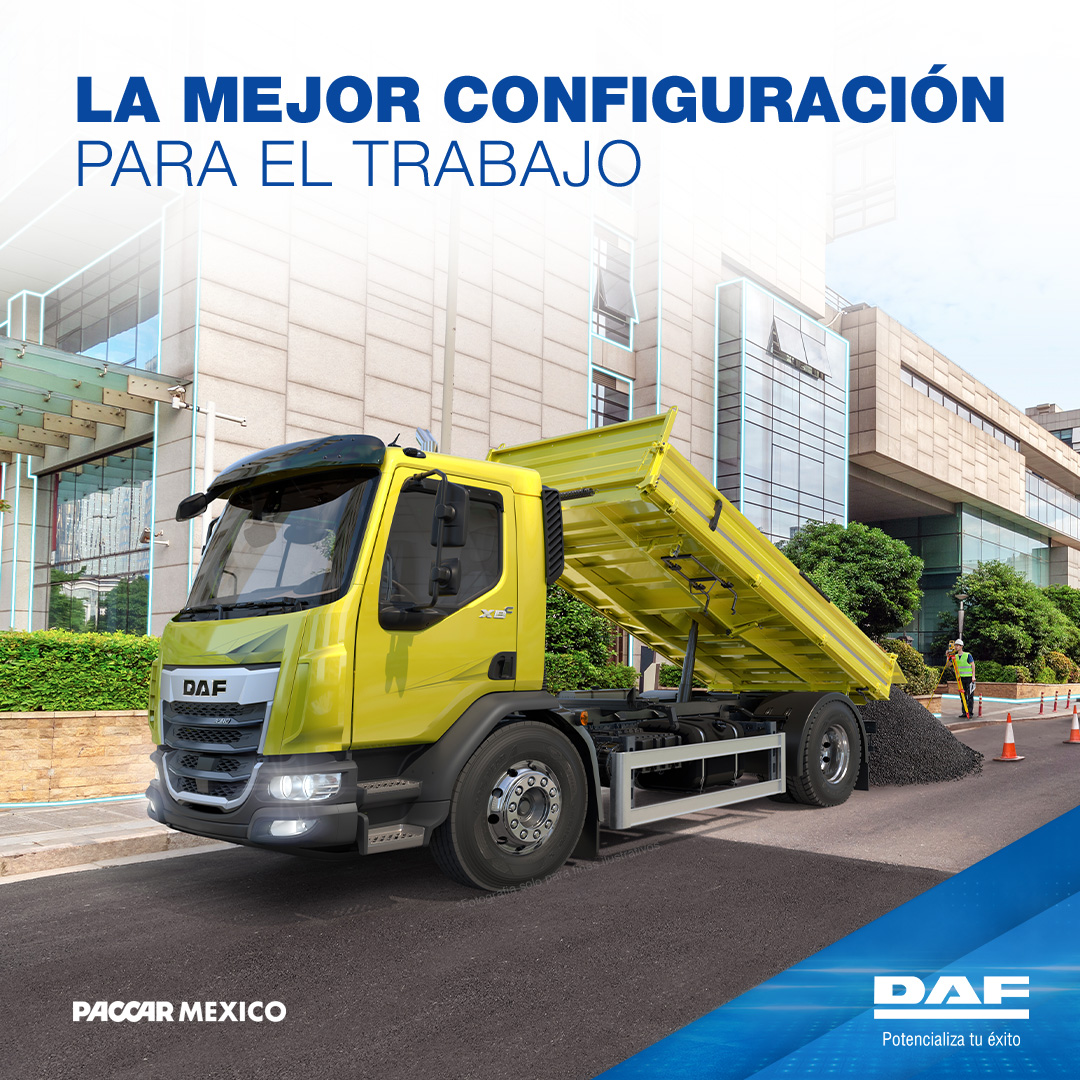 DAF_Mexico's tweet photo. La mejor eficiencia del vehículo también se consigue gracias a la amplia gama de distancias entre ejes (hasta 6,9 metros) y longitudes del chasis que permiten superestructuras de más de 9 metros.

#XB #PotencializaTuExito #PACCARMexico #DAF https://t.co/QQJqjQLUGX