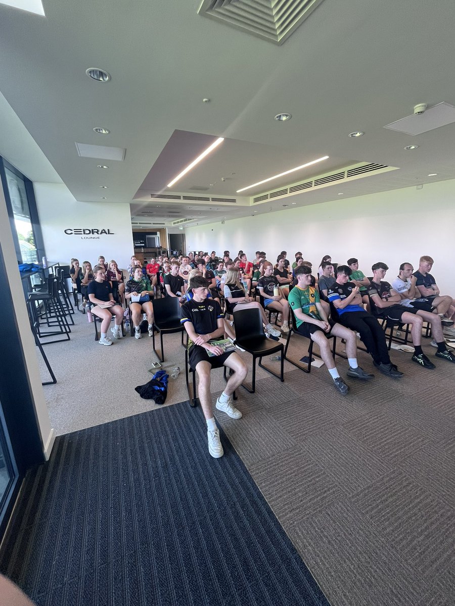 KildareGAA's tweet photo. Day 1 of first year @KildareGAA @KelloggsUKI coaches training day.  A great bunch of enthusiastic young adults. @gaaleinster @officialgaa https://t.co/rACHdm73fo
