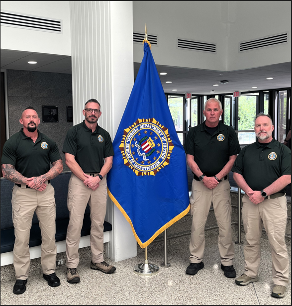 FBIDenver's tweet photo. FBI Denver congratulates FBI National Academy graduates from @PoliceEnglewood, Longmont Depart. of Public Safety, @MonumentPolice &amp; @PuebloCountySO. Session 298 has completed the FBI training course for law enforcement leaders at Quantico, VA. It's great having you on our team! https://t.co/T9eBg67fdz