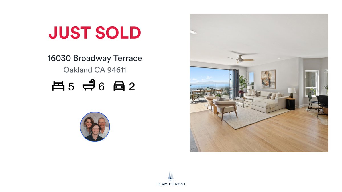 AForest1's tweet photo. 🛌 5 🛀 6 🚘 2
📍 16030 Broadway Terrace, Oakland, CA, 94611

Another property closed and we are absolutely thrilled for our clients! This one Just Sold on RateMyAgent.
CAR 01234464
https://t.co/5gWLP25YPm

...
#ratemyagent #realestate #Red_Oak_Realty https://t.co/3qwVJPlqwI