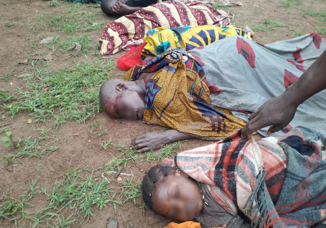 ChristianEmerg1's tweet photo. Nigeria: Nine Christians were killed – and another 11 severely injured – after Fulani Islamists attacked them in Ungwan Majaji, Kaduna State during the night of June 16.

The Muslims used assault rifles, axes and machetes to savage the innocent Christians, who had gathered to mourn the recent passing of a grandmother.

Many children were among the lost and maimed.

This act was pure evil – even Satanic.

Pray for the departed, their grieving families and those struggling to recover.

We are marshaling help now.

The victims are listed below:

Deceased:

1. Jerry Doctor (Age: 51)
2. Danlami Magani (Age: 49)
3. Sunday Chibi (Age: 53)
4. Rita Abdulahi (Age: 45)
5. Sunday Elkan (Age: 5)
6. Esther Kefas (Age: 5)
7. Happy Friday (Age: 6)
8. Moses Daddy (Age: 4)
9. Daddy Ibrahim (Age: 28)

Injured:

1. Halla Monday (Age: 7)
2. Mary Yohanna (Age: 9)
3. Jummai John (Age: 42)
4. Charity Danjuma (Age: 49)
5. Faith Yakubu (Age: 26)
6. No-omi Yakubu (Age: 48)
7. Ali Sandiye (Age: 70)
8. Asabe Victor (Age: 29)
9. Srarina Simon (Age: 4)
10. Talatu Sunday (Age: 60)
11. Thank God Danladi (Age: 8)

Lord have mercy.