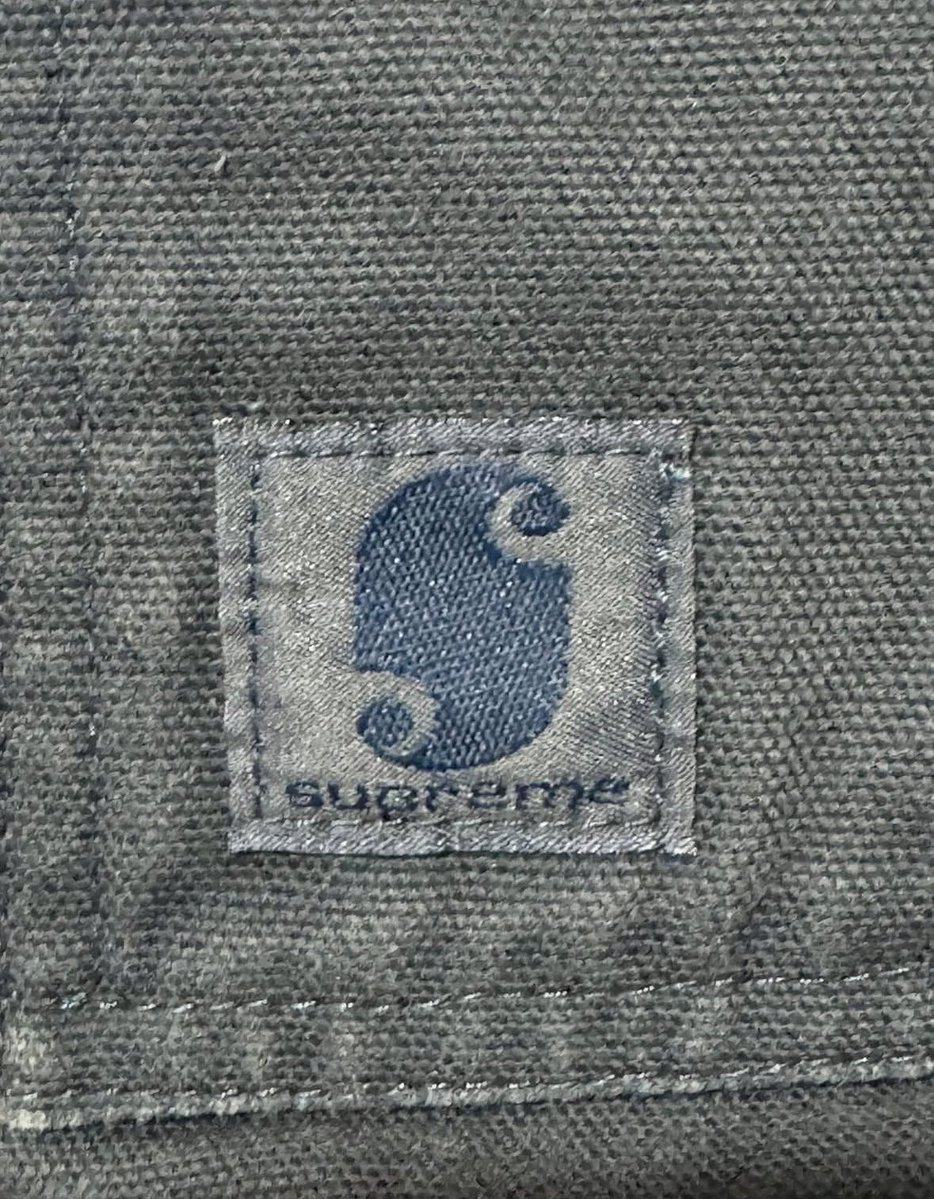 Shtreetwear's tweet photo. 1998 Supreme Carhartt Rip Jacket https://t.co/MlGLEFlVUR