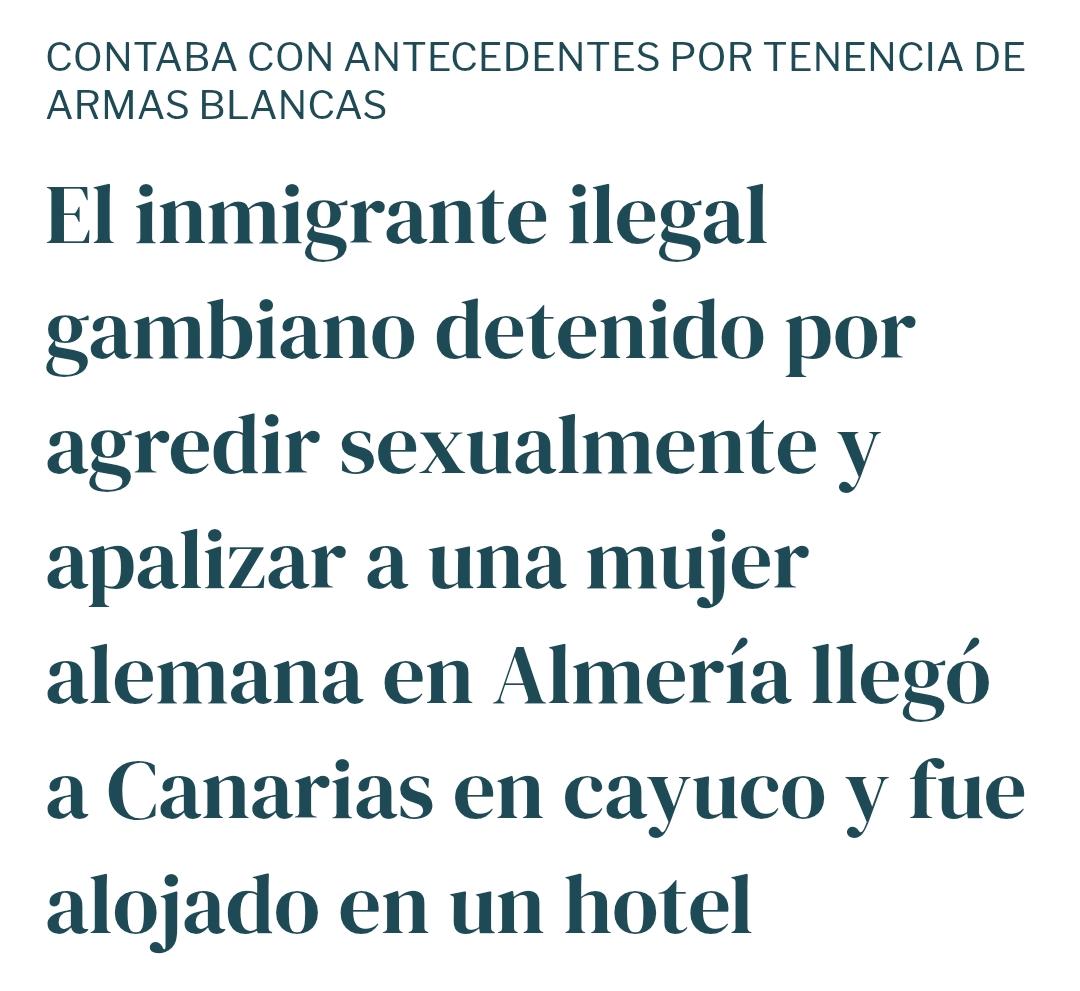 Santi_ABASCAL's tweet photo. Cuando importas masivamente a medio mundo también importas sus delitos https://t.co/Qi3q15tvDR