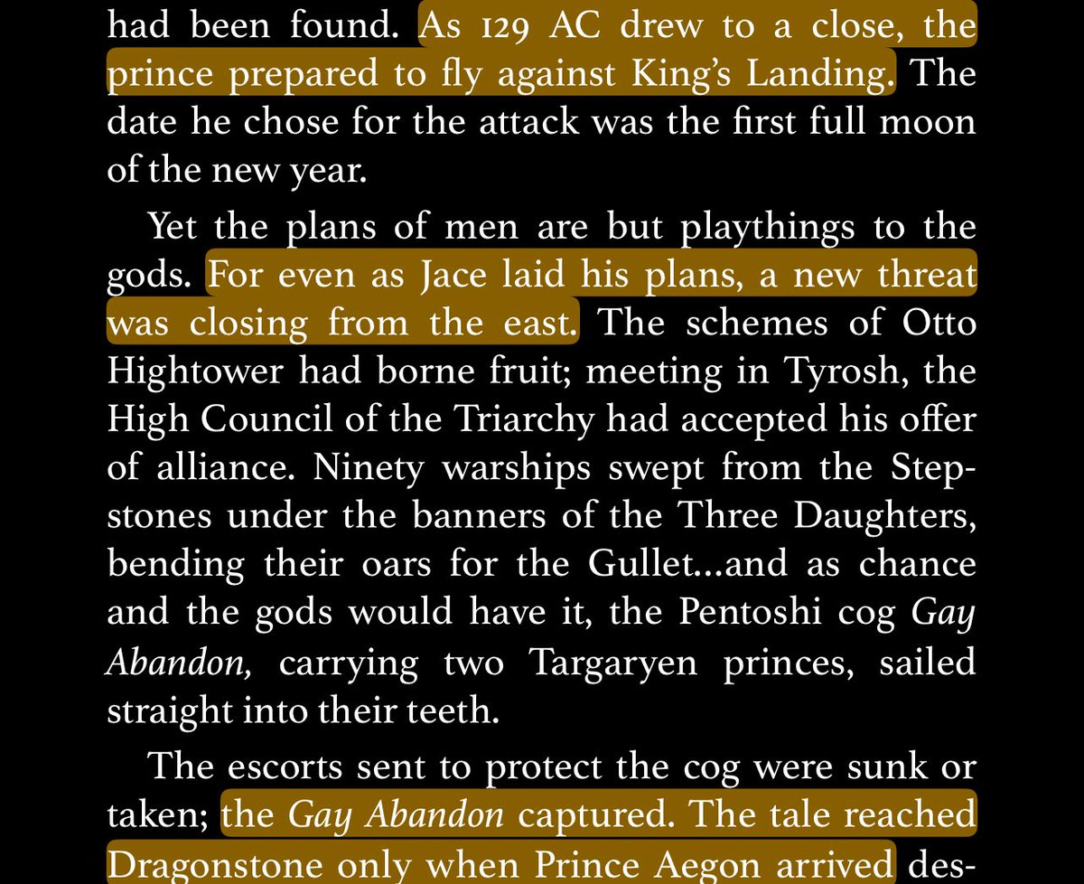 faiIwife's tweet photo. it doesn’t rlly seem like jace died trying to save his brothers in f&amp;b? by the time jace joined the battle he already knew aegon was safe + it was presumed viserys had died. so he wasn’t swooping low to find them 😵‍💫 https://t.co/Y2vCphIVOZ