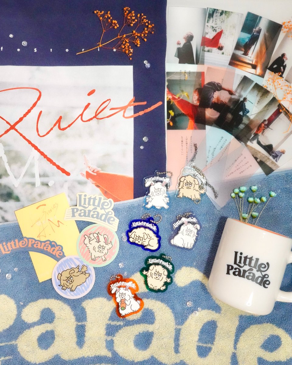 LittleParade_JP's tweet photo. 〖“Quiet A.M.” OFFICIAL GOODS〗

7/1(水)のワンマンライブにて発売する
オフィシャルグッズのラインナップを発表🛒✨
詳細は画像をチェック！

𓂃⟡.·

先行物販：15:00〜17:00(予定)
✓先行物販はチケットをお持ちでない方も購入可
✓終演後も販売あり https://t.co/WYWHCspiZe