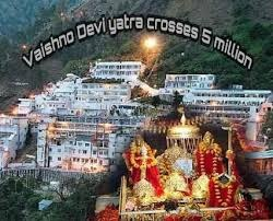 Syed_anamm's tweet photo. A historic milestone for the Shri Mata Vaishno Devi Yatra!  Over 50.70 lakh devotees have paid obeisance at the Holy Cave Shrine in 2026, crossing the 50-lakh mark well ahead of last year. https://t.co/JLSQEP2fUr