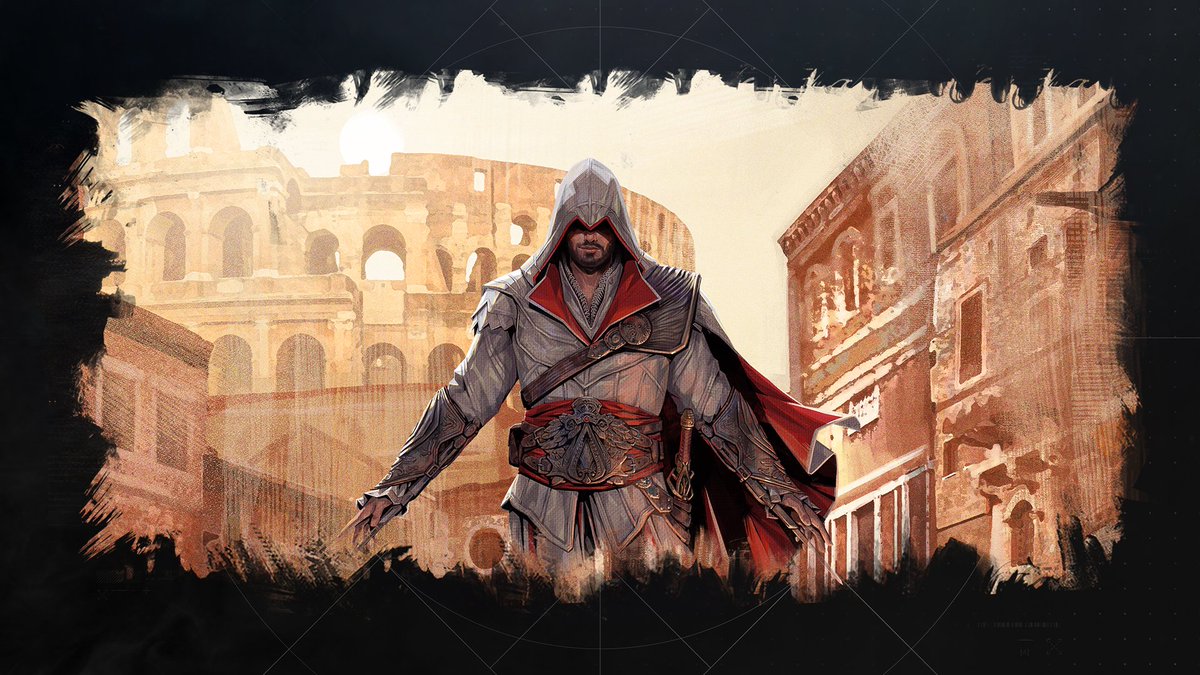 ac_landmarks's tweet photo. Ubisoft released this amazing art for Ezio Auditore's birthday today! 

If you wanted an Assassin's Creed wallpaper, here it is!

Happy Birthday, Florentine playboy!🍻

Kudos on the artwork! https://t.co/6Z2rwvNDd2
