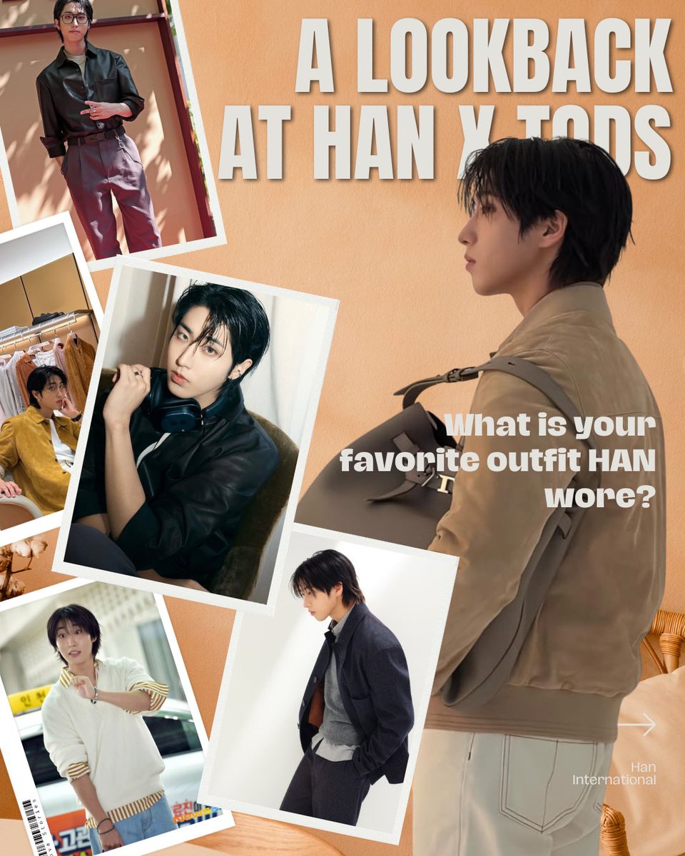 HAN_INTL's tweet photo. 🎊 Trending Party🎊 

As we get to a close for MIV tracking let’s continue celebrating HANs time in Milan !! 💕

With the amazing looks Han wore during MFW tell us what your favorite outfits he wore using the tags below ⬇️ 

HAN TODS FASHION ICON
#HANxTODs #HANxTodsSs27 @Tods https://t.co/ZaQubavkfv