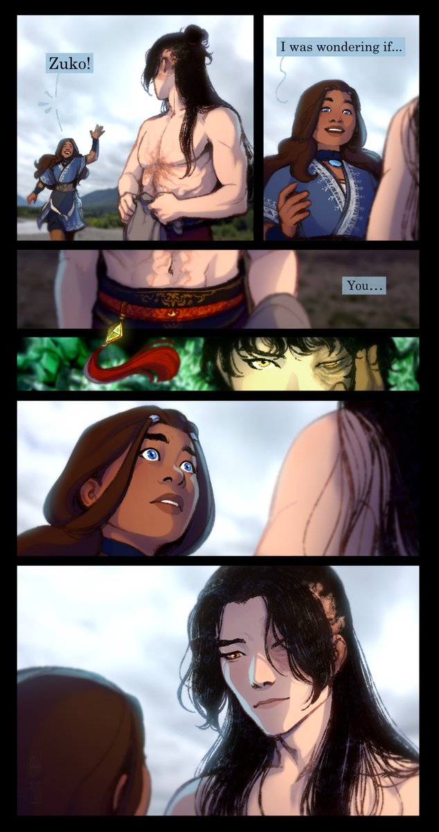 DemaParbat's tweet photo. Dropping an old-ish #zutara artwork I made when the movie designs came out. I'm so excited for NATLA tomorrow! https://t.co/HFVBXDiqE0