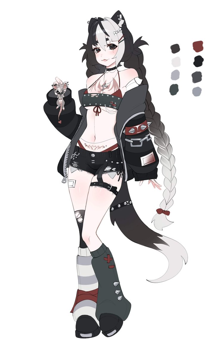 VelvetCatVT's tweet photo. Feeling a little scared now that you’ve been caught, Velveteen? Don’t worry. I’ll treat you well~ ⛓️🐈‍⬛💔🥀

🖋️; @/vvhiskeyiii 

{ #VelvetyArt } https://t.co/TTADaLrDk5