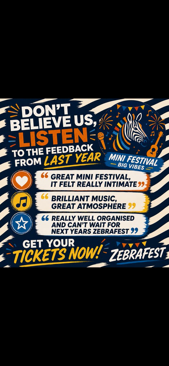 Zebrafest2025 tweet picture