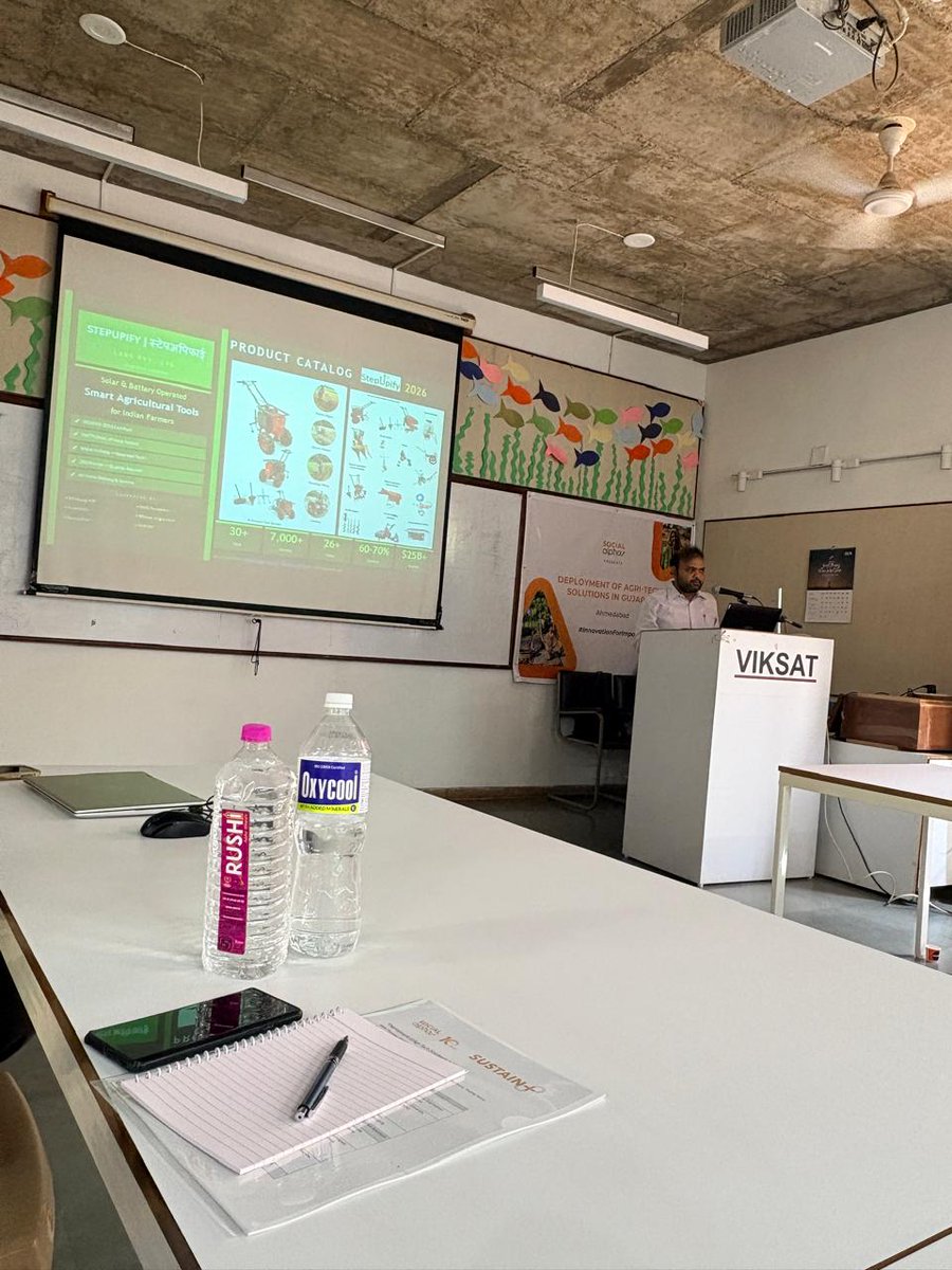 stepupify's tweet photo. �� STEPUPIFY starts Gujarat operations, showcasing smart agri tools to CSOs &amp; NGOs. 🌱 

@ajitkrbgp 
#Agritech #Gujarat https://t.co/LYTxsq0Btw