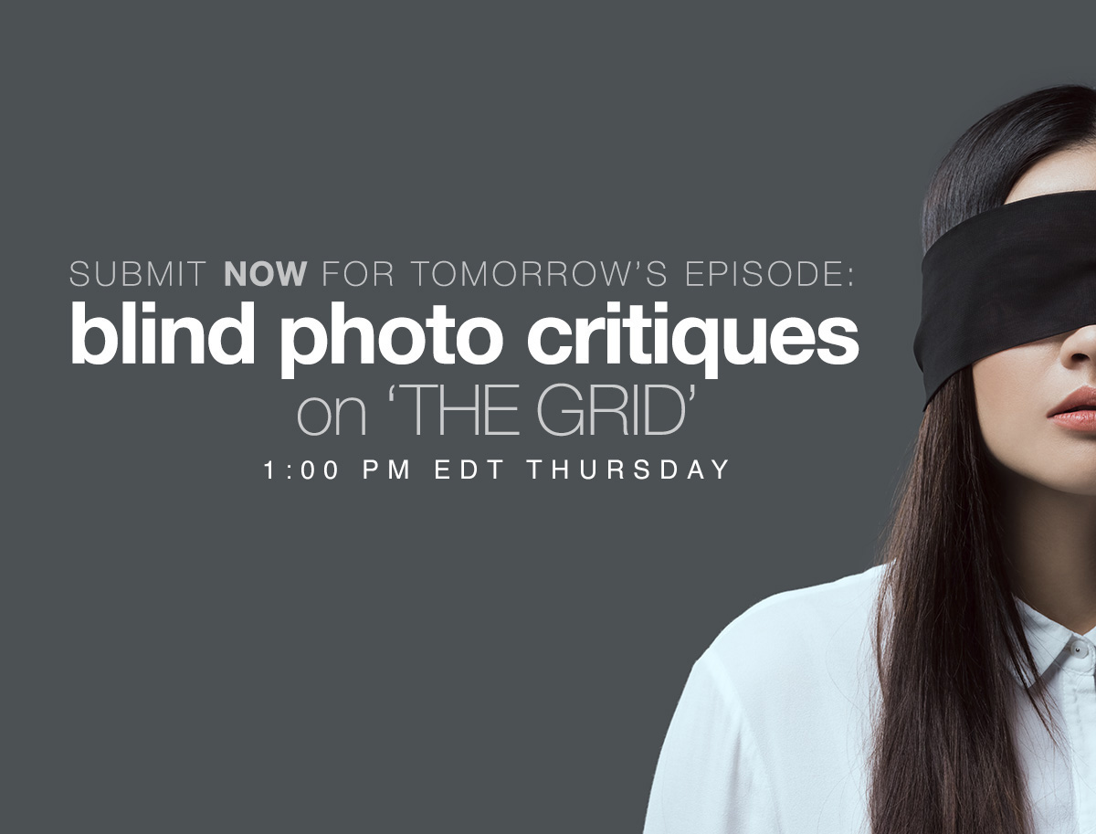 ScottKelby's tweet photo. It's time to submit 3 of your best images for tomorrow's Blind Photo Critiques on my podcast "The Grid" (live at 1 PM EDT at https://t.co/ILPi8F6bwE or https://t.co/EggvuCvqIn). Upload to: https://t.co/prcZjLoqUJ - Not sure if you’re ready? Read this https://t.co/hmwz1PU8V7 #photography