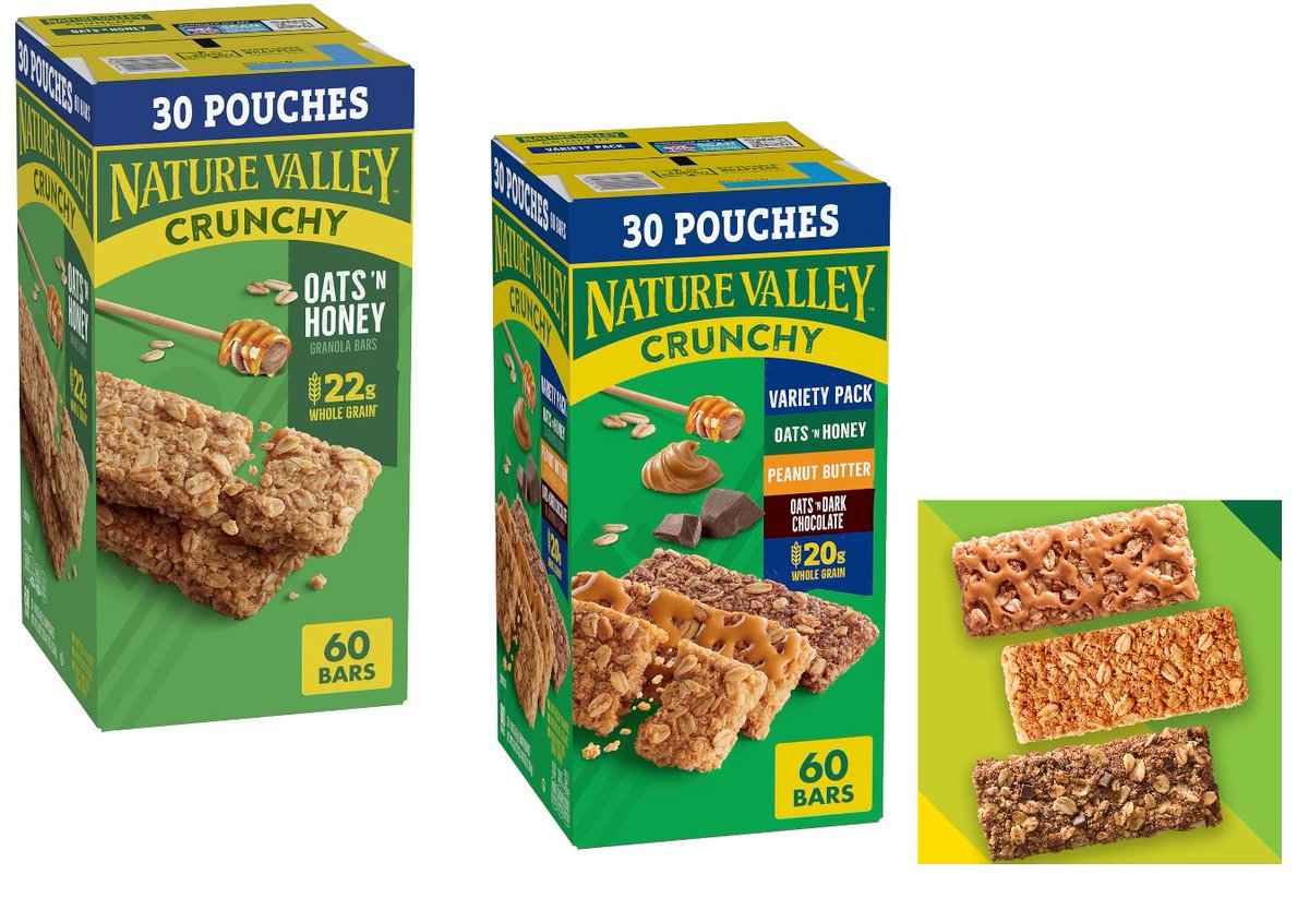 GlitchDealGroup's tweet photo. 60ct Nature Valley Crunchy Granola Bars only $8.29 or $7.42
Variety Pack https://t.co/Fvaj2nwm14
Oats n Honey https://t.co/ViOtRcGzCA
More great Prime Day Grocery and Snack Deals available below
All Here https://t.co/2sjfRHXCDk Click the categories on the left to sort https://t.co/Ip87Jeba3c