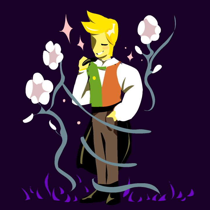 Mocomics_'s tweet photo. flowery fanart speedrun any % https://t.co/Pi3CL6PWmW