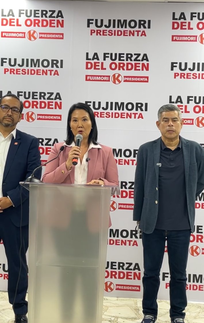 Aderly's tweet photo. 🚨 #LOÚLTIMO | Keiko Fujimori, presidenta electa: "Vamos a plantear una comisión de alto nivel, con especialistas expertos en temas legales para que se encarguen de hacer una revisión de estas leyes [las llamadas 'Leyes Procrimen'] https://t.co/x2vrL5VzJd