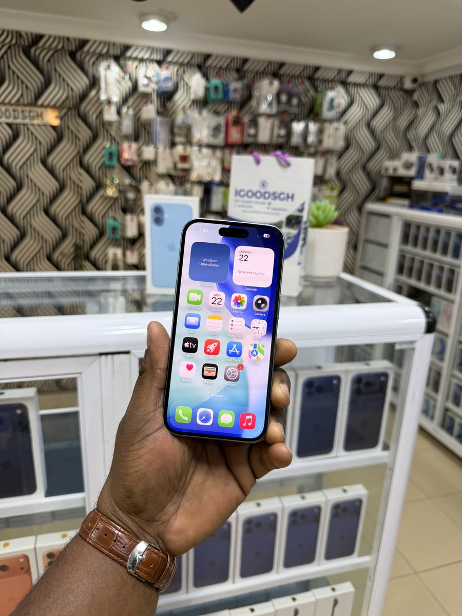 igoodsghana's tweet photo. World Cup Promo

iPhone 16 128Gb with Box and Cable Looks New
• Physical Sim • Fully Unlocked
• BH: 89% to 95%
• Clean Stock • Certified

🔥 Price: GHS 7,499Ghc ONLY

📞 Call/WhatsApp: 0209522979
📍 Location: Dansoman B. Opoku
🗺️ Search “Igoodsgh” on Google Maps

Note: Beware of fake pages. For the past 14 years, our only number has been 0209522979.
You can inspect and confirm your product at our showroom before payment.

🔖 #igoodsgh #iphone #samsung #google #tech